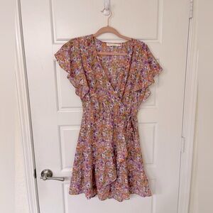Floral Wrap Dress